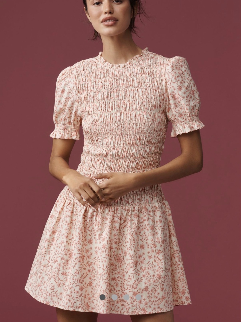 Anthropologie Reformation Leannah Mini Dress. Size 8 NWT